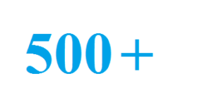 500+