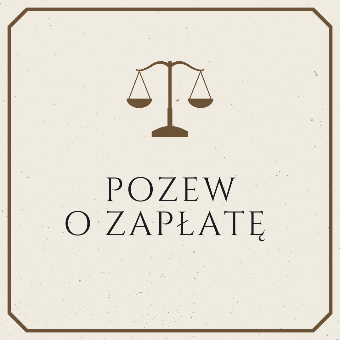 Pozew o zapłatę
