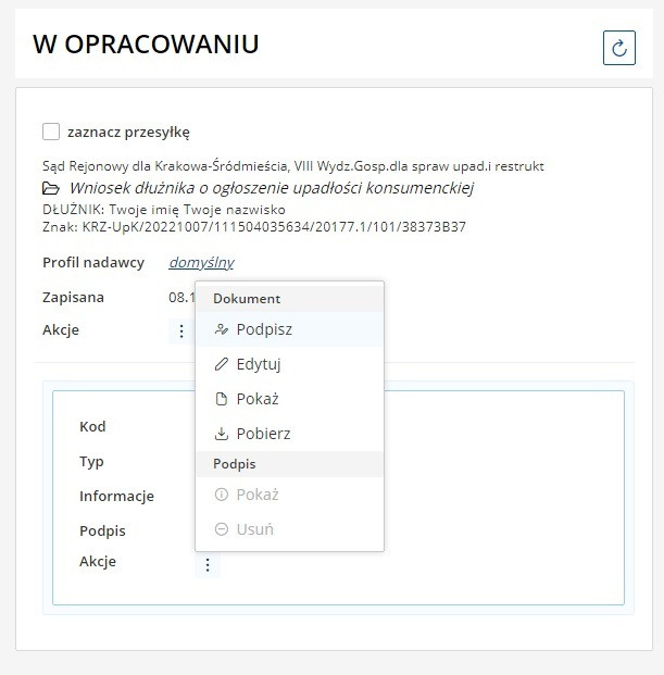podpis-wniosku-upadlosc-krakowjpg